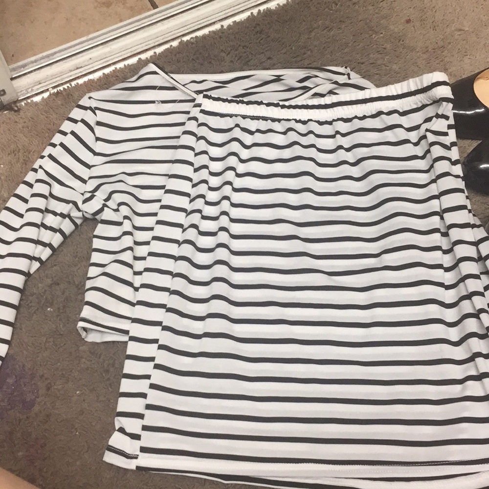 2 piece striped set